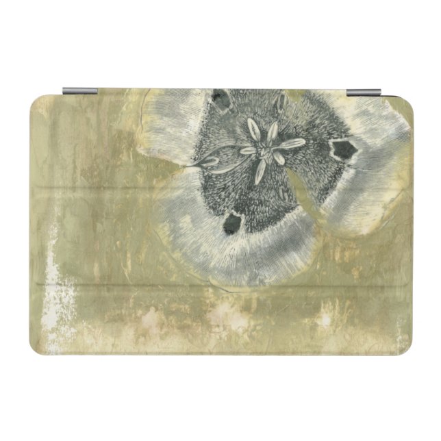 Flowerhead Abstract with Glazed Texture iPad Mini Cover (Horizontal)