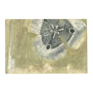 Flowerhead Abstract with Glazed Texture Placemat