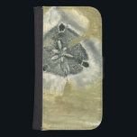 Flowerhead Abstract with Glazed Texture Wallet Phone Case For Samsung Galaxy S4<br><div class="desc">A glazed jade green celadon tone surrounds this abstract flowerhead piece created by Jennifer Goldberger. You can almost feel the texture under your fingers. A beautiful piece that would look great on your wall or as a print on a t-shirt!</div>