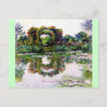 Flowering Arches by Claude Monet Postcard<br><div class="desc">Flowering Arches by Claude Monet. Please visit my store for more interesting design and more color choice. =>     zazzle.com/colorfulworld*</div>