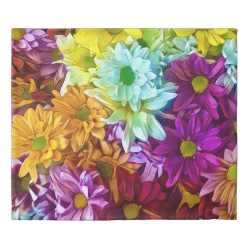 Flowering Autumn Duvet Cover