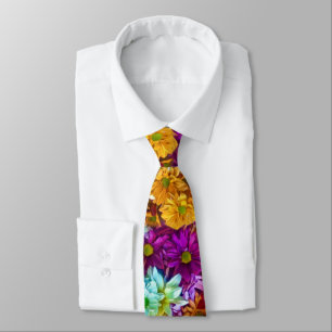 Flowering Autumn Neck Tie