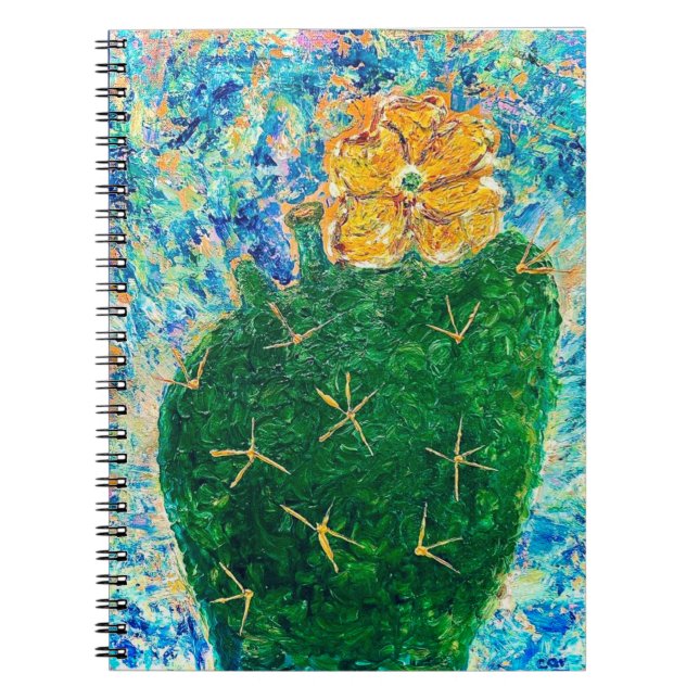 Flowering Cactus Notebook (Front)