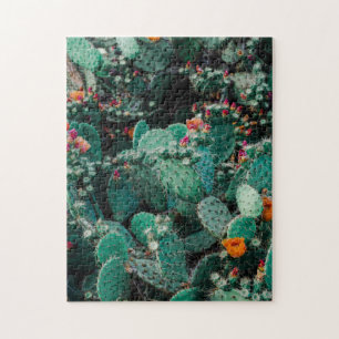 Flowering Cactus Plants Jigsaw Puzzle