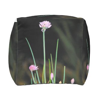 Flowering Chives Outdoor Pouf