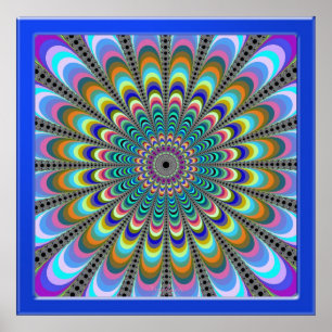 Flowering Color Blossoms Poster