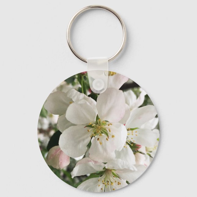 Flowering Crabapple Keychain (Front)