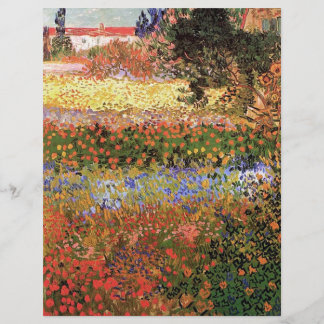 Flowering Garden by Van Gogh