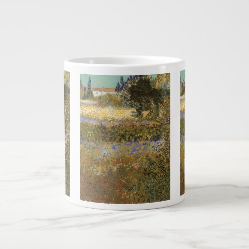 Flowering Garden by Vincent van Gogh Giant Coffee Mug