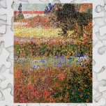 Flowering Garden by Vincent van Gogh Jigsaw Puzzle<br><div class="desc">Flowering Garden by Vincent van Gogh is a vintage fine art post impressionism landscape nature painting. A view of the gardens with blooming flowers in the spring season. A farm house is in the distance. About the artist: Vincent Willem van Gogh (1853 -1890) was one of the most famous Post...</div>
