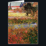 Flowering Garden,Vincent van Gogh.<br><div class="desc">Flowering Garden, Vincent van Gogh. Vintage impressionism fine art.   Floral oil painting of a colorful summer flowering garden.</div>