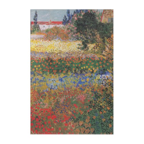 Flowering Garden _ Vincent van Gogh Acrylic Print