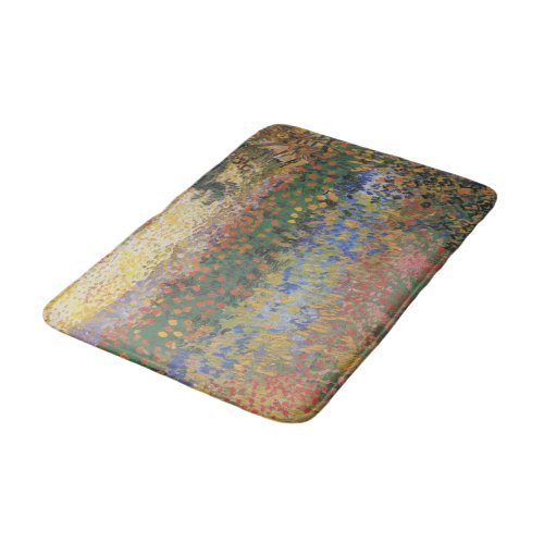 Flowering Garden _ Vincent van Gogh Bath Mat