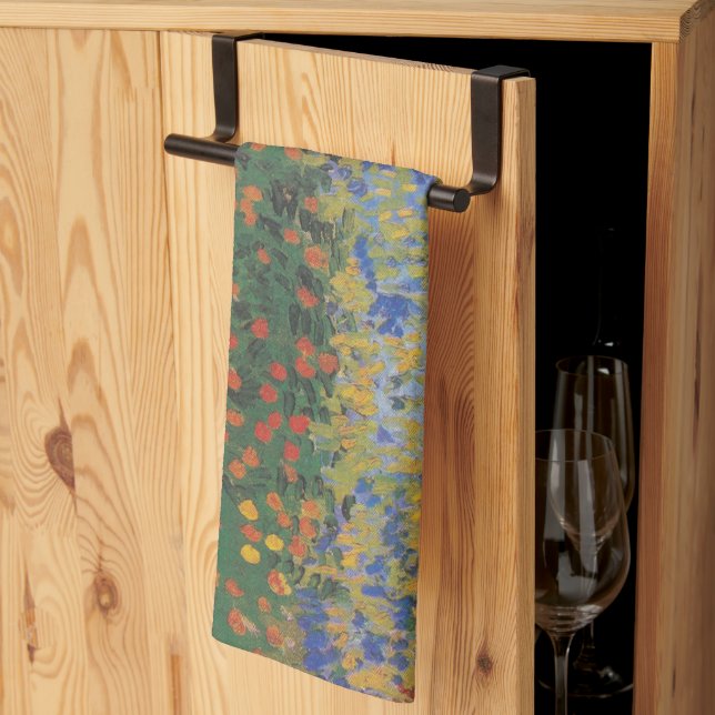 Flowering Garden - Vincent van Gogh Kitchen Towel (Thirds Fold)
