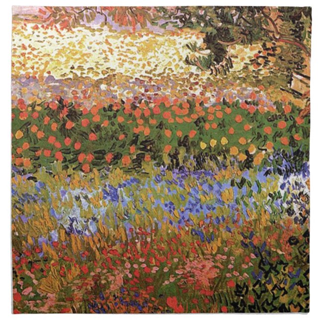 Flowering Garden,Vincent van Gogh. Napkin (Front)