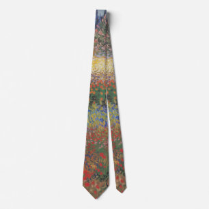 Flowering Garden - Vincent van Gogh Neck Tie
