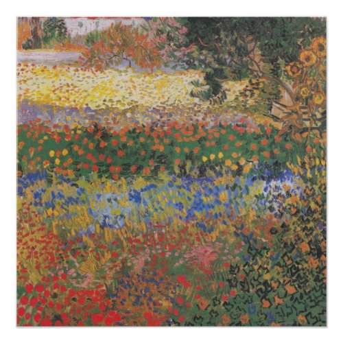 Flowering Garden _ Vincent van Gogh Poster