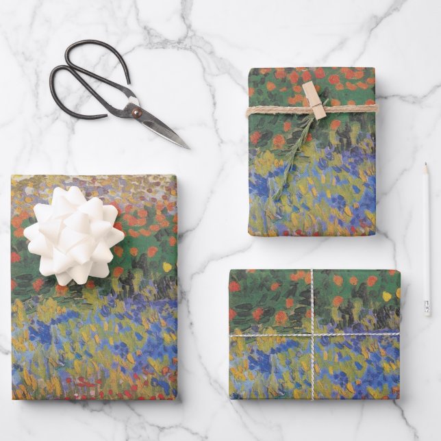 Flowering Garden - Vincent van Gogh Wrapping Paper Sheets (Front)