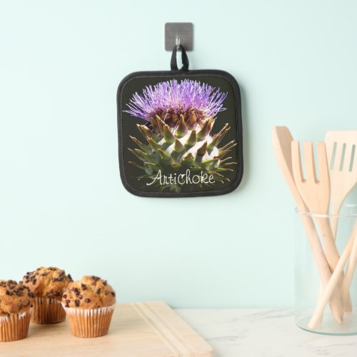 Flowering Globe Artichoke Botanical Pot Holder