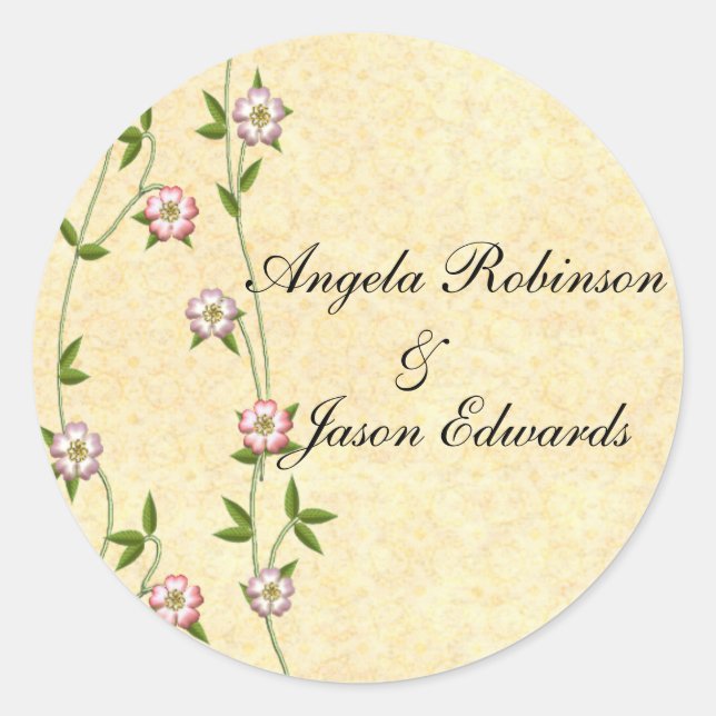 Flowering Ivy Envelope Seals (Front)