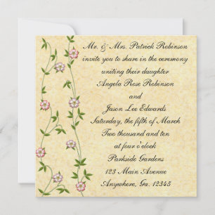 Flowering Ivy Wedding Invitations