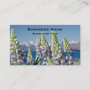 Flowering Lupine Nature Landscape Business Card