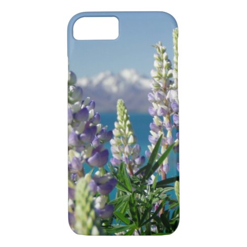 Flowering Lupine New Zealand Landscape iPhone 87 Case