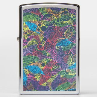 Flowering Mosaic Zippo Lighter