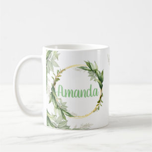 Flowering Olive Tree Branches Coffee Mug