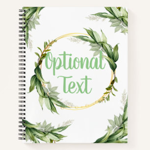 Flowering Olive Tree Branches  Notebook