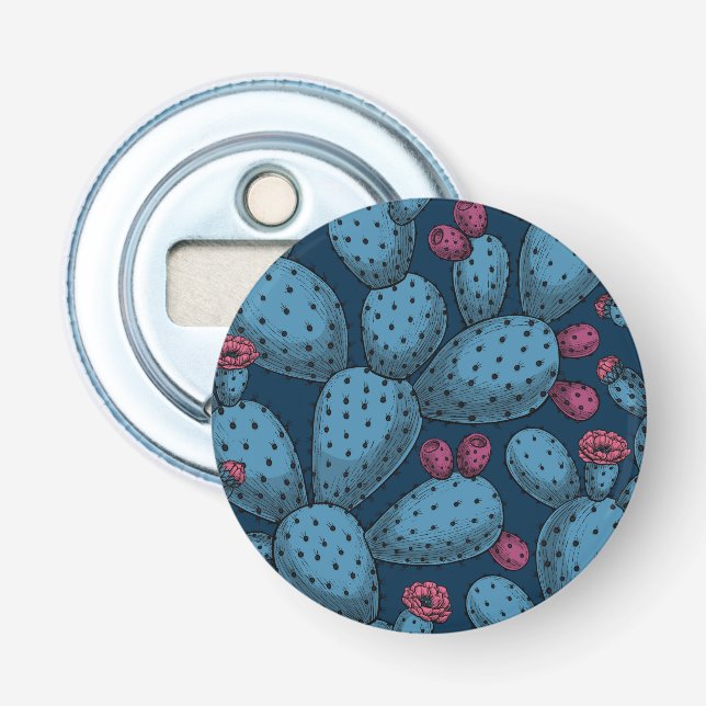 Flowering opuntia bottle opener (Front)