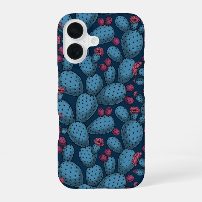 Flowering opuntia iPhone case (Back)