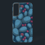 Flowering opuntia samsung galaxy s22  case<br><div class="desc">I'd drawn opuntia cactus in my sketchbook,  then redrew and colored them in Illustrator to make a pattern.</div>