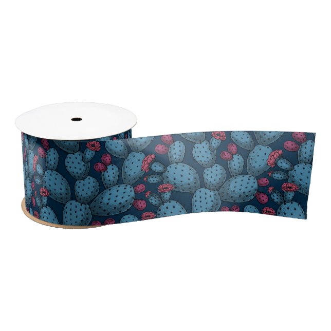 Flowering opuntia satin ribbon (Spool)