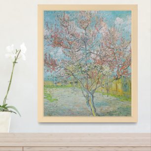 Flowering Peach Tree Framed Art