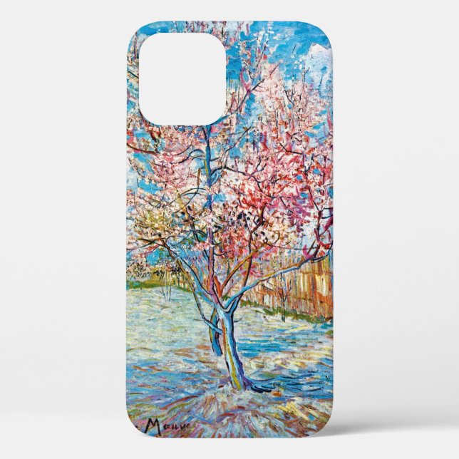 Flowering Peach Tree, Van Gogh Case-Mate iPhone Case (Back)
