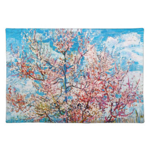 Flowering Peach Tree, Van Gogh Cloth Placemat