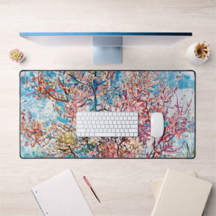 Flowering Peach Tree, Van Gogh Desk Mat