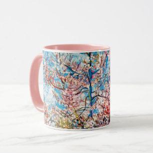 Flowering Peach Tree, Van Gogh Mug