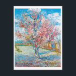 Flowering Peach Tree, Van Gogh Postcard<br><div class="desc">Vincent Willem van Gogh (30 March 1853 – 29 July 1890) was a Dutch post-impressionist painter who is among the most famous and influential figures in the history of Western art. In just over a decade, he created about 2, 100 artworks, including around 860 oil paintings, most of which date...</div>