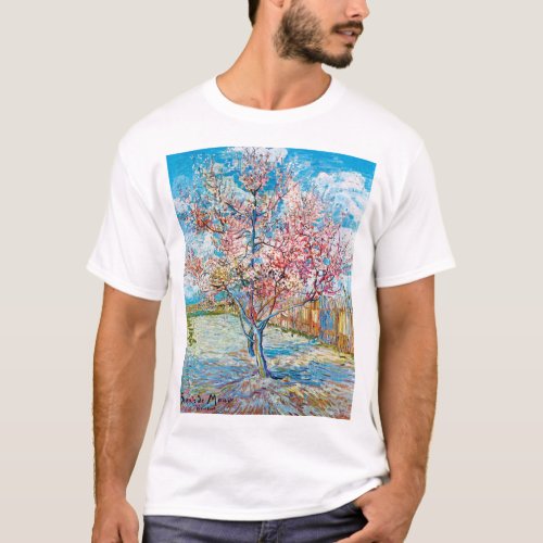 Flowering Peach Tree Van Gogh T_Shirt