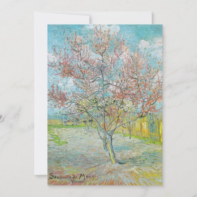 Flowering Peach Tree | Vincent van Gogh (Front)