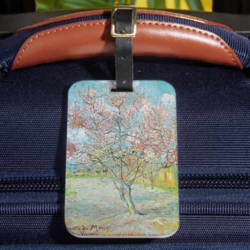 Flowering Peach Tree  Vincent Van Gogh Luggage Tag
