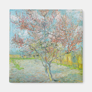 Flowering Peach Tree Vincent van Gogh Magnet