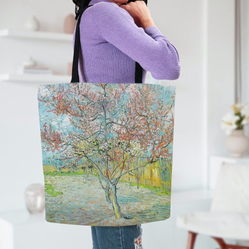 Flowering Peach Tree  Vincent Van Gogh Tote Bag