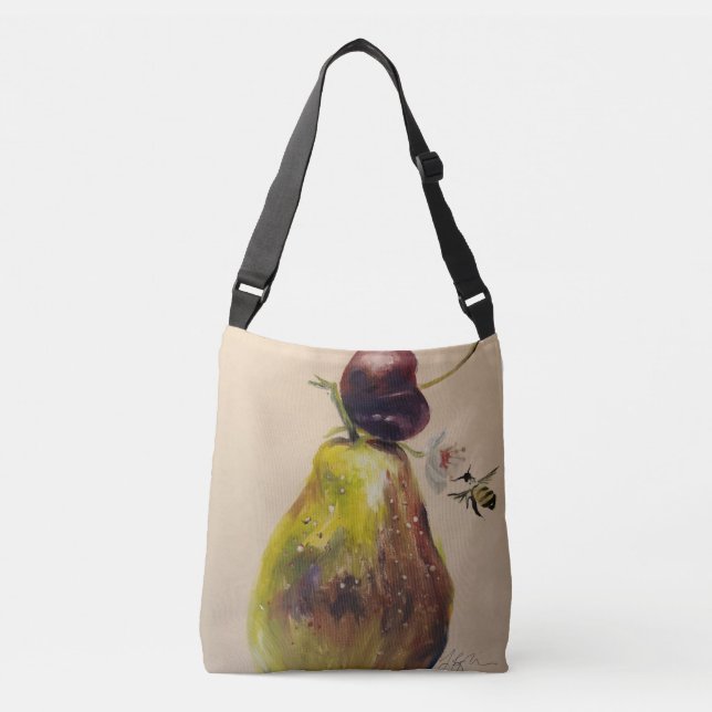 Flowering Pear and Bee Tote (Front)