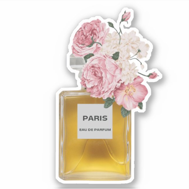 Flowering Perfume Fashion Sticker (Front)