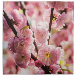 Flowering Plum - Pink Paradize Cloth Napkin