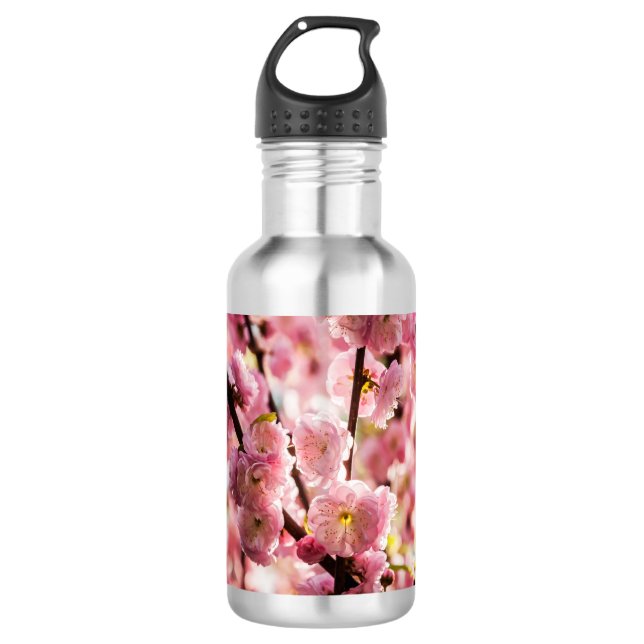 Flowering Plum - Pink Paradize Water Bottle (Front)