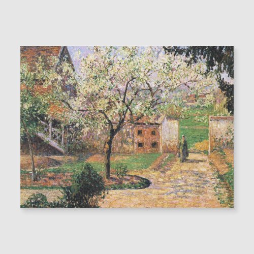 Flowering Plum Tree Eragny Camille Pissarro  